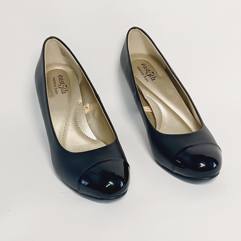 Women's Size 6.5M East 5th Memory Foam Black High Heel Business Wedding Formals